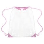 Large Clear Stadium Drawstring Backpack