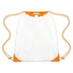 Large Clear Stadium Drawstring Backpack