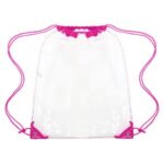 Large Clear Stadium Drawstring Backpack