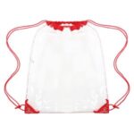 Large Clear Stadium Drawstring Backpack