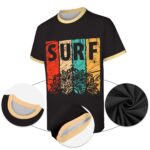 Economy Full Color Dye Sublimation Short Sleeve T-Shirt(140g/M² Milk Silk)