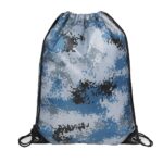 Waterproof 210D Camo Drawstring Bag