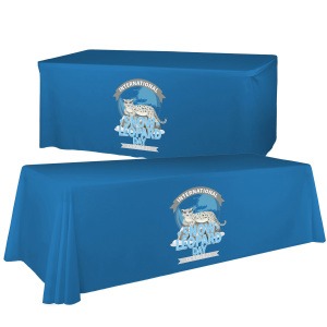 6'/8' Convertible Premium Table Throw (Full Color Dye Sublimation)