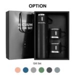 17 Oz Vacuum Insulated Flask Stainless Steel Bottle With Cup