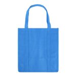 Item# PR 3102 – Make shopping smarter and more sustainable with our Non-Woven Grocery Tote Bag with Bottom Insert. Designed for strength and stability, this tote features a reinforced bottom insert that adds structure and support, perfect for groceries, beach, travel, vacations, tradeshows, events, and more. Crafted from eco-friendly, lightweight 80GSM Non-woven, it’s reusable, recyclable, and a great alternative to single-use plastic bags. The spacious interior has with reinforced handle. Customize it with a logo, quote, or any custom design for promotion or branding. Get a free quote now!