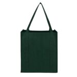 Item# PR 3102 – Make shopping smarter and more sustainable with our Non-Woven Grocery Tote Bag with Bottom Insert. Designed for strength and stability, this tote features a reinforced bottom insert that adds structure and support, perfect for groceries, beach, travel, vacations, tradeshows, events, and more. Crafted from eco-friendly, lightweight 80GSM Non-woven, it’s reusable, recyclable, and a great alternative to single-use plastic bags. The spacious interior has with reinforced handle. Customize it with a logo, quote, or any custom design for promotion or branding. Get a free quote now!