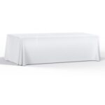 8′ Economy Draped Standard Table Cover (Full Color Dye Sublimation)