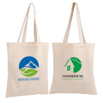 8OZ Natural Cotton Convention Tote Bag