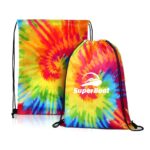 Tie Dye Drawstring Backpack