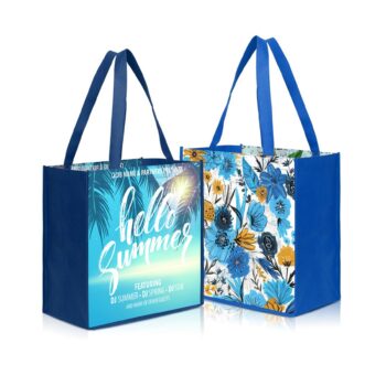 Laminated Non Woven Tote Bag (13" X 13" X 5" )