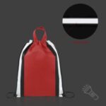 Small Reflective Non-Woven Drawstring Bag