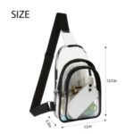 Clear PVC Crossbody Sling Bag Backpack