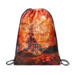 14″ x 17″ Dye-Sublimated Drawstring Backpack