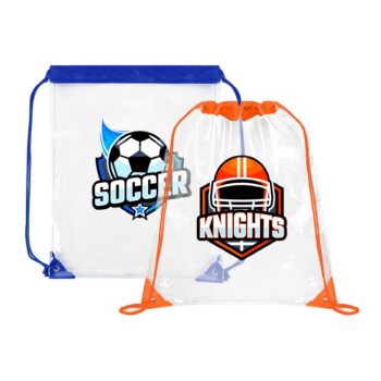 Large Clear Stadium Drawstring Backpack