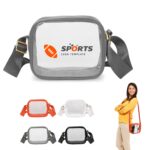 Transparent PVC Crossbody Stadium Bag