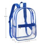 Heavy Duty Security Clear PVC School Backpack