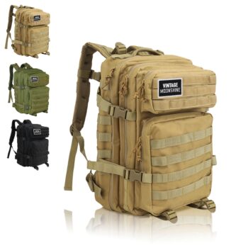 Large Water-Resistant Tactical Assault Backpack