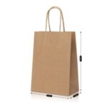 Twisted Handle Kraft Shopper Bag