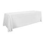 8′ Economy Draped Standard Table Cover  (Full Color Dye Sublimation)