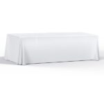 8′ Economy Draped Standard Table Cover  (Full Color Dye Sublimation)