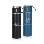 17 Oz Vacuum Insulated Flask Stainless Steel Bottle With Cup