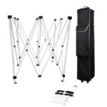 10′ x 10′ Commercial Grade Canopy Tent w/ 6ft Table Cover (Dye Sublimation)