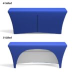 6′ Standard Stretch Table Cover (Full Color Dye Sublimation)