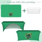 6′ Open Back Stretch Table Cover (Full Color Dye Sublimation)