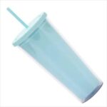 Double Wall 32oz Plastic Tumbler with Straw