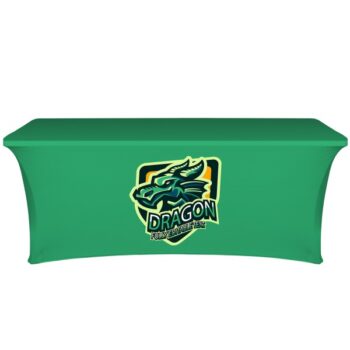 6' Open Back Stretch Table Cover (Full Color Dye Sublimation)