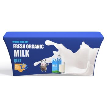 6' Standard Stretch Table Cover (Full Color Dye Sublimation)