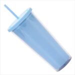Double Wall 32oz Plastic Tumbler with Straw