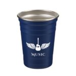 16 Oz Reusable Stainless Steel Stadium Pint Cup