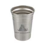 16 Oz Reusable Stainless Steel Stadium Pint Cup