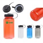 Custom Translucent Sports Bottle With Flip Lid 20.3 OZ