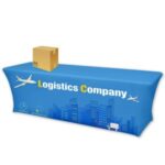 8′ Standard Stretch Table Cover (Full Color Dye Sublimation)