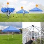 10′ x 10′ Heavy Duty Pop Up Tent w/ Dye Sublimation Canopy