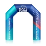 Custom 10' X 9' Inflatable Arches - Contained Air Blown