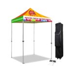 5′ x 5′ Heavy Duty Pop Up Tent w/ Dye Sublimation Canopy