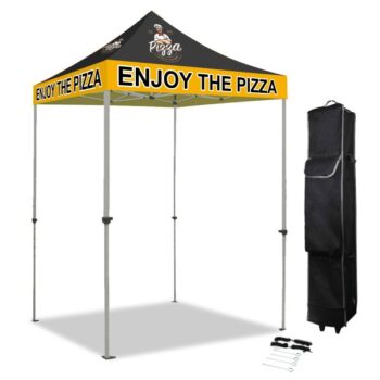 5' x 5' Heavy Duty Pop Up Tent w/ Dye Sublimation Canopy