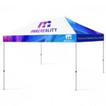 10′ x 15′ Premium Hex Aluminum Frame w/ Dye Sublimation Canopy
