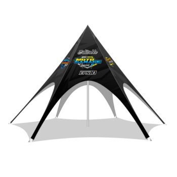 20' Sky Star Tent With Full Dye Sub Printed Polyester Top