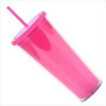 Double Wall 32oz Plastic Tumbler with Straw