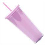 Double Wall 32oz Plastic Tumbler with Straw