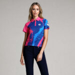 Custom Full Color Dye Sublimation Performance Short Sleeve Polo Shirt (1)