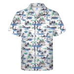 Men’s 135gsm Sublimated Hawaiian Cuban Collar Camp Shirt