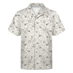 Men’s 135gsm Sublimated Hawaiian Cuban Collar Camp Shirt
