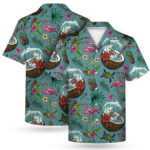 Men’s 135gsm Sublimated Hawaiian Cuban Collar Camp Shirt