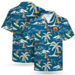 Men’s 135gsm Sublimated Hawaiian Cuban Collar Camp Shirt