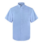 Men’s Short Sleeve Twill Button Down Shirt (7)